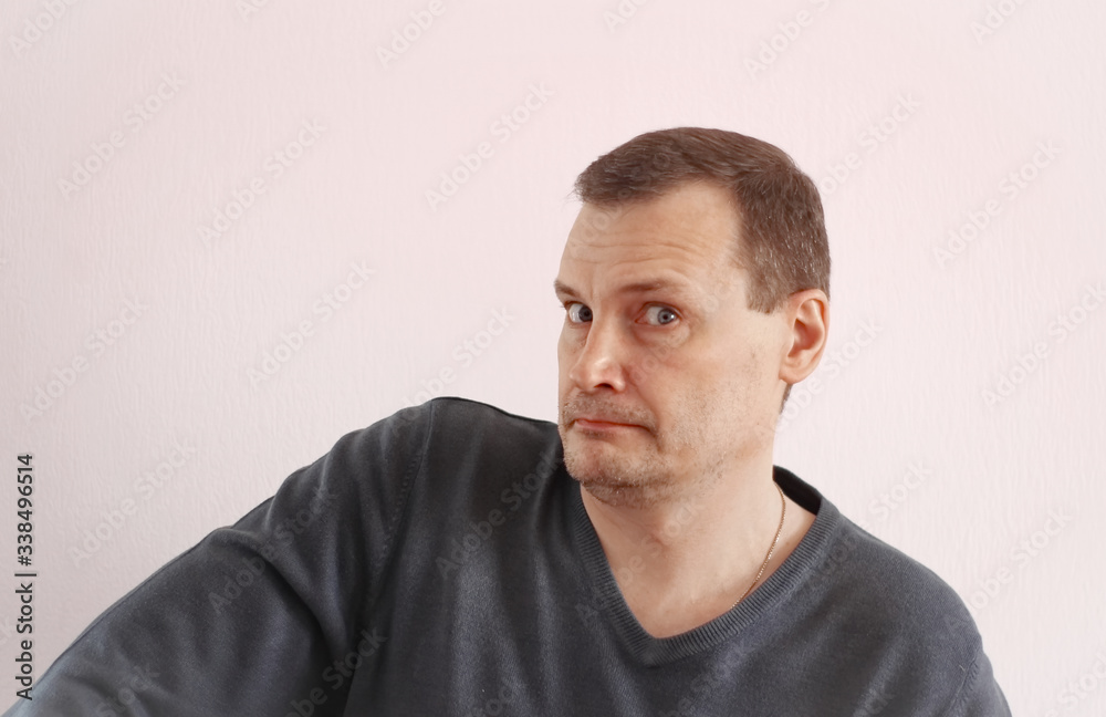 Portrait man emotions Portrait man emotions