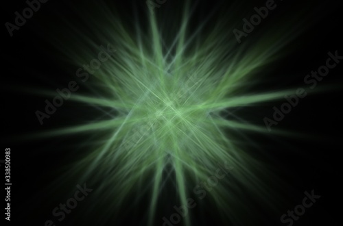 Green abstract pattern background for concept design. Geometric line pattern.