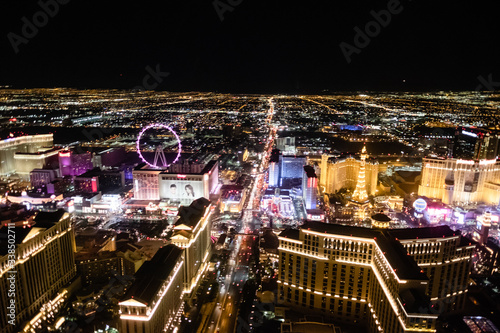 Las Vegas Aerial looking at the strip - November 10, 2018 © Larry Zhou