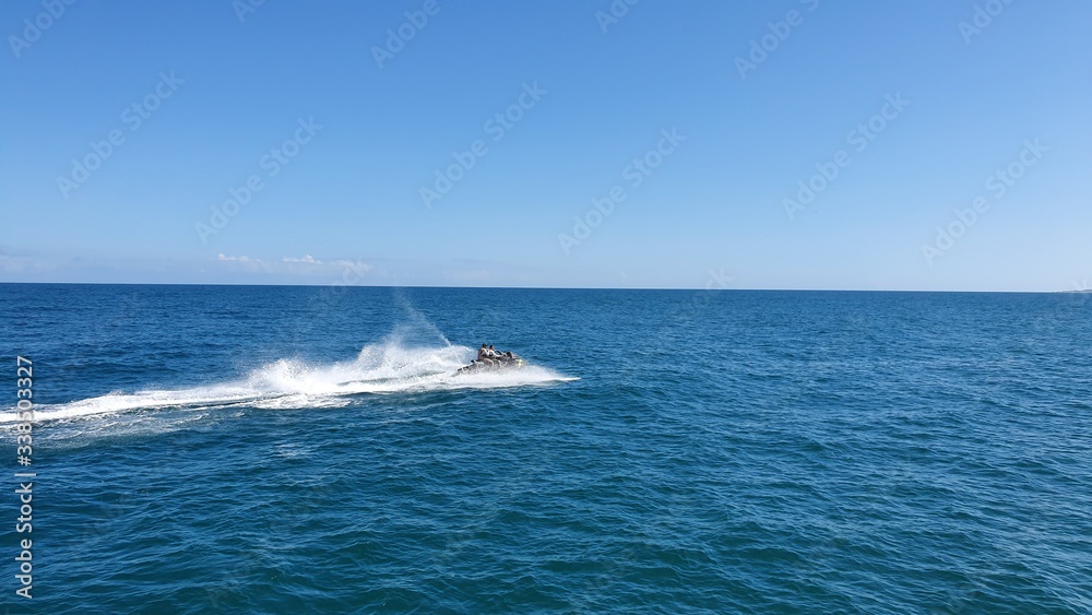 praia, férias, jetski, adrenalina, mar, paraíso, 