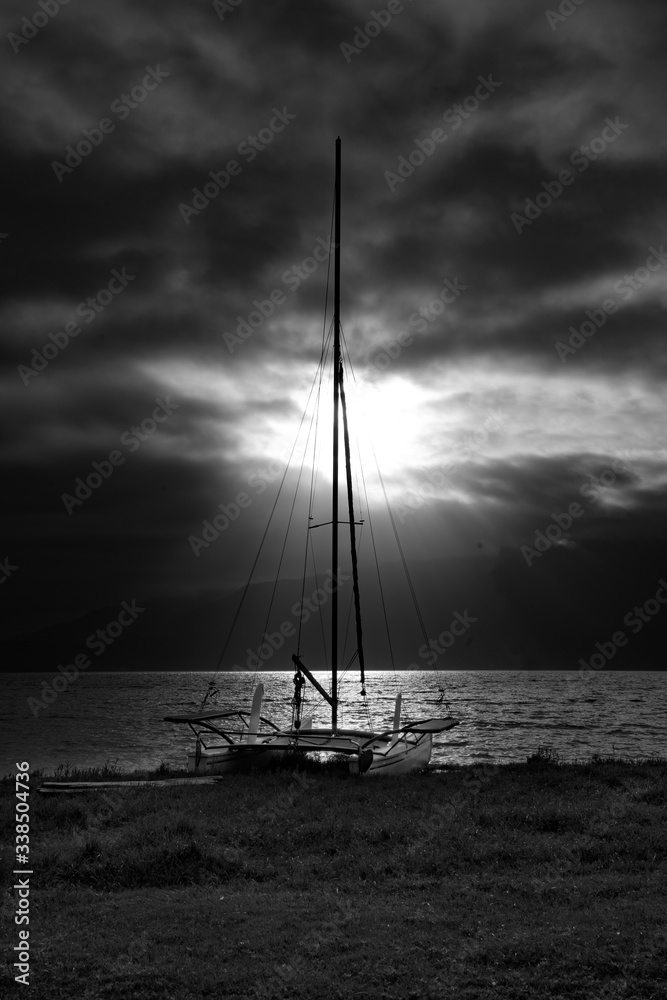 Sailing into the sun