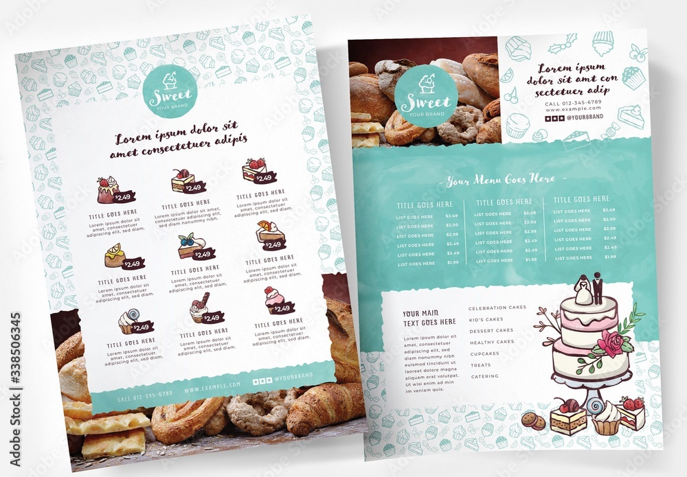 ELITE CUPCAKES POSTER DESIGN on Behance | Food poster design, Food poster, Poster  design