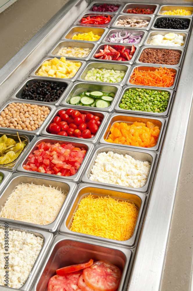 Colorful Salad Bar