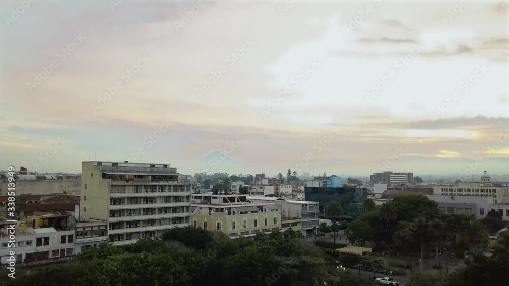 An aerial view of the historical downtown Zone 1 in Guatemala City, Guatemala An aerial view of the historical downtown Zone 1 in Guatemala City, Guatemala