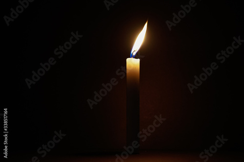 candle in the dark