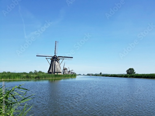 View of the windmills at Kinderdijk.
Kinderdijk is a village in the municipality of Molenlanden, in the province of South Holland, Netherlands.
 photo