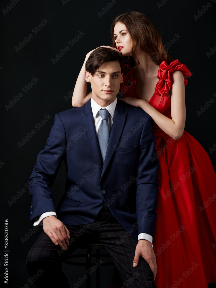 portrait of a young couple portrait of a young couple