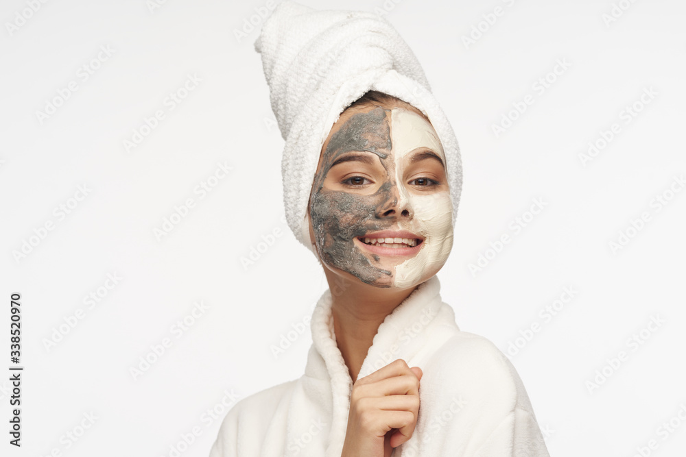 woman in white towel woman in white towel