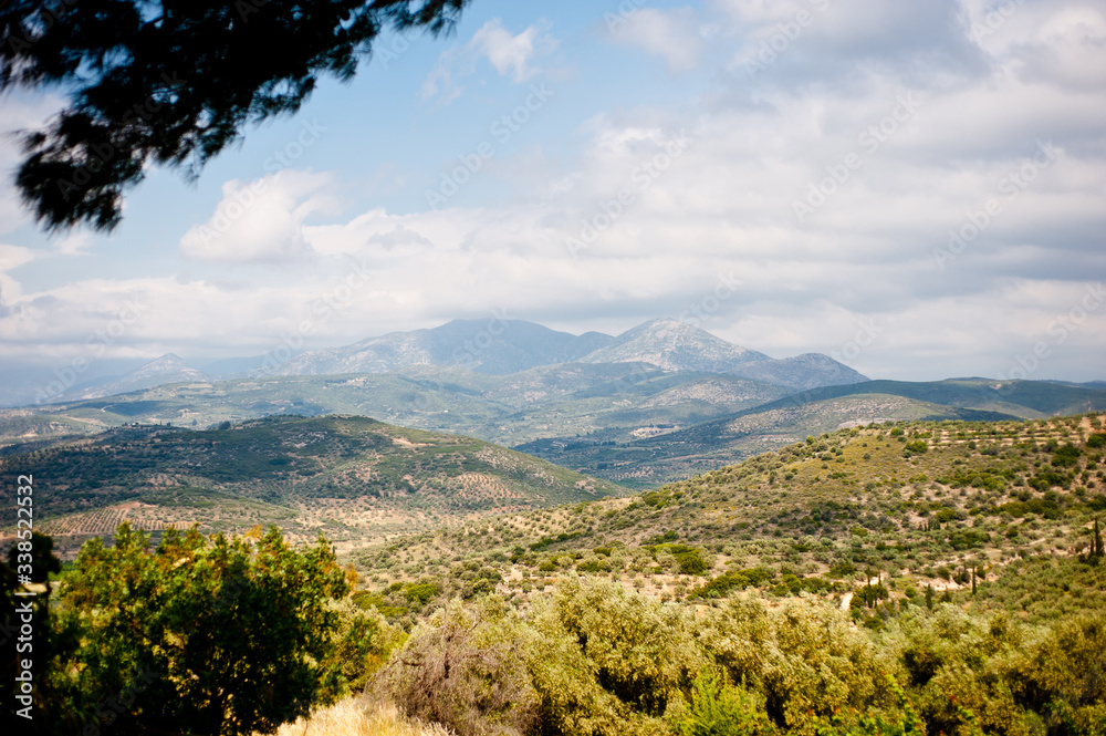 Fototapeta premium Greek country side
