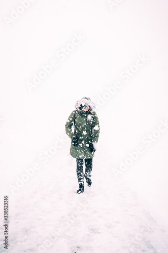 woman in snow © lukasz