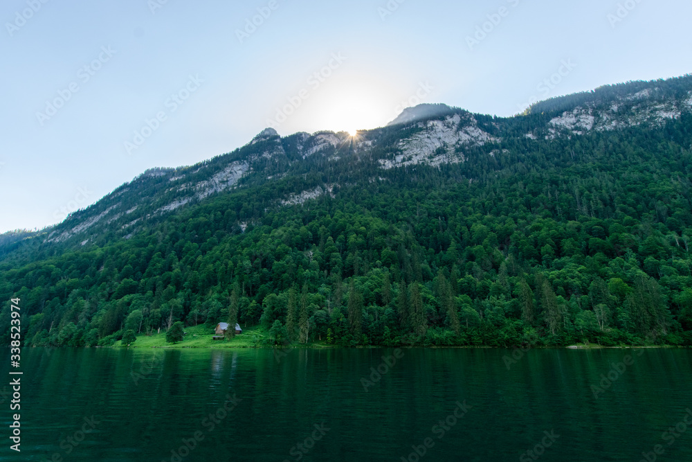 scenery around the Lake Königssee