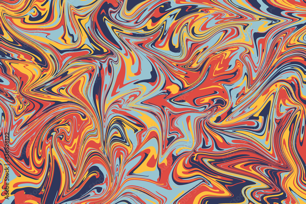 An abstract psychedelic wavy background image. An abstract psychedelic wavy background image.