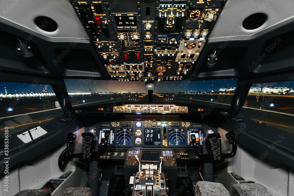 boeing 737 cockpit wallpaper