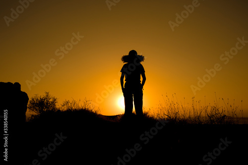 tourist woman hat silhouette © ozguroral