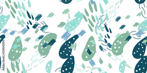 Colorful abstract hand drown pattern