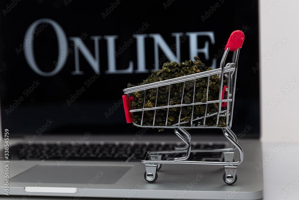 supermarket trolley marijuana medical cannabis cbd.
