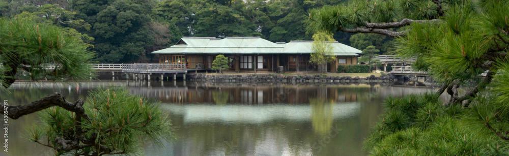 Old Japanese Home on a Lake
