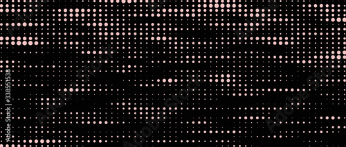 Corrupted code. Vector halftone texture. Cybernetic futuristic background. Big data visualization. Computer virus.