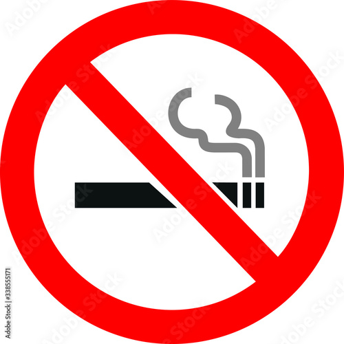 No smoking illustration eps 10