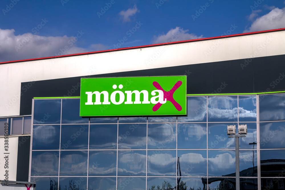 Nurnberg, Germany: Moemax (Momax), xxxlutz, furniture and home accessories  store in Nurnberg Stock Photo | Adobe Stock