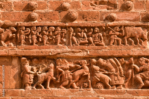 temple artwork is showing on the wall photo