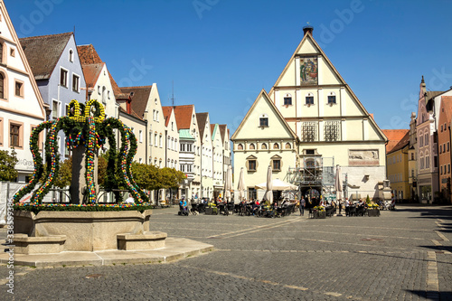 Weiden, GERMANY : Old town of Weiden in der Oberpfalz