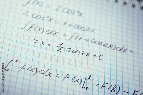 Homeschool. Studying mathematics in quarantine during covid-19 pandemic