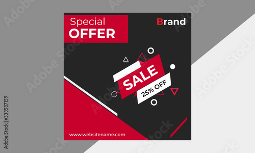 Social Media Square Size post design template