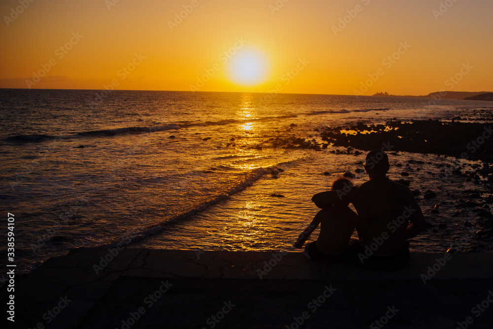 beach sunset