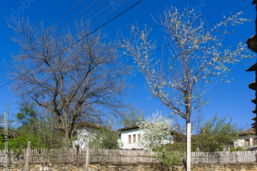 Old houses at historical village of Staro Stefanovo, Bulgaria photo