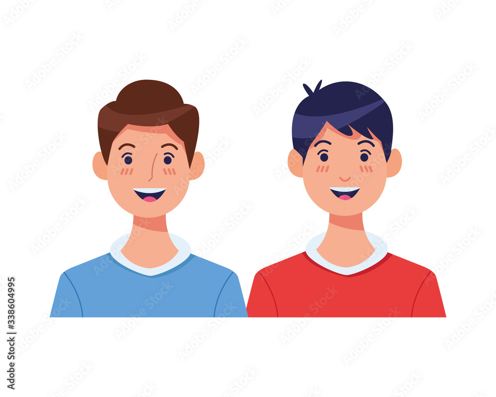 young men avatars characters icons young men avatars characters icons