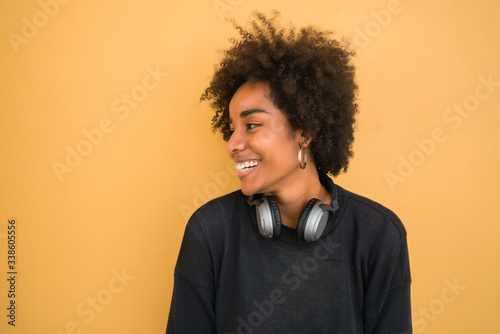 Portrait of young afro american woman. © Mego-studio