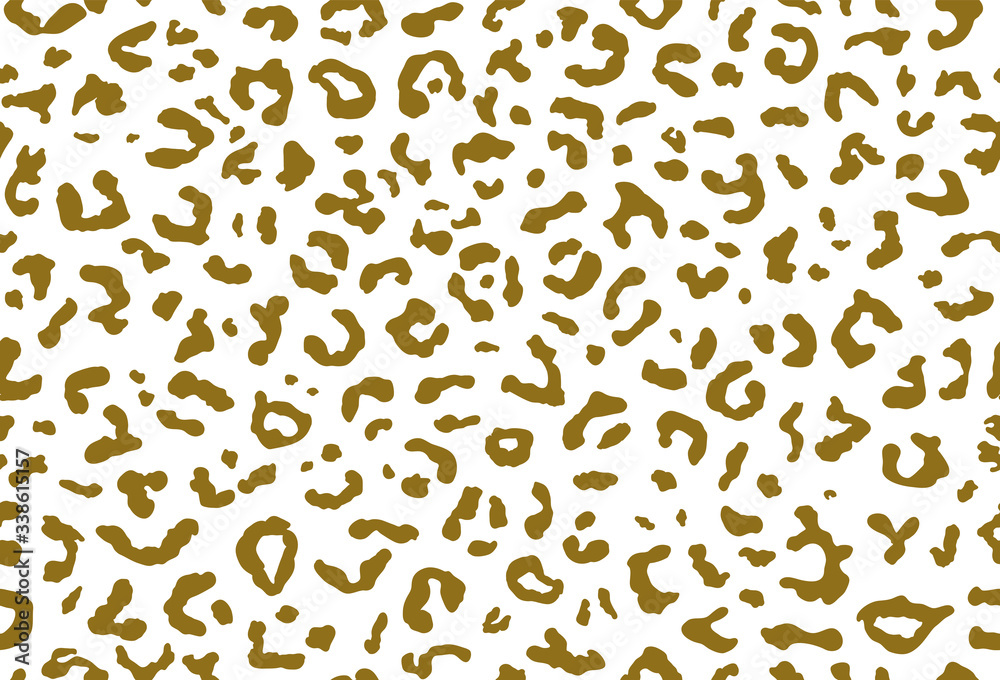 Seamless wild animal fur pattern. Fashionable wild leopard print background. Modern panther animal fabric textile print design. Stylish vector color illustration Seamless wild animal fur pattern. Fashionable wild leopard print background. Modern panther animal fabric textile print design. Stylish vector color illustration