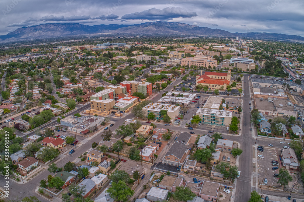 Aerial View of the University of New Mexico
