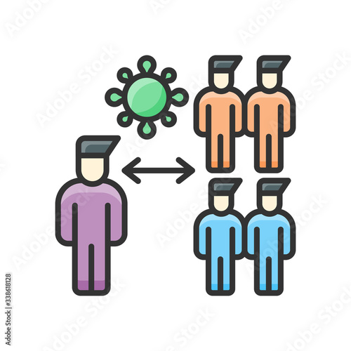Publicly Transfer Vector Icon