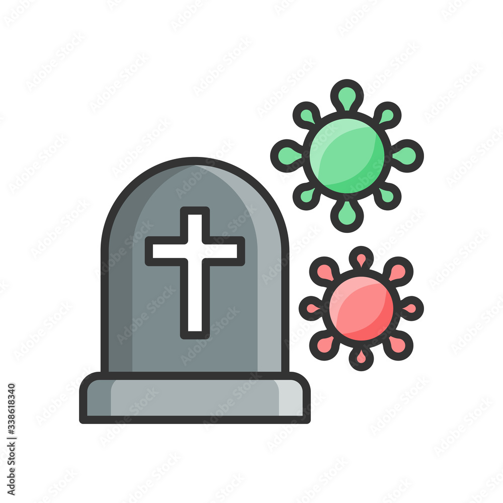 Obraz premium Deaths Vector Icon