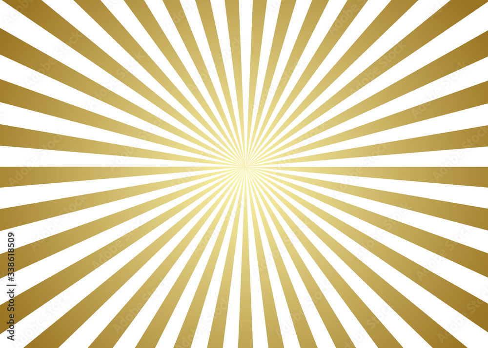 Fototapeta premium golden rays sunburst background