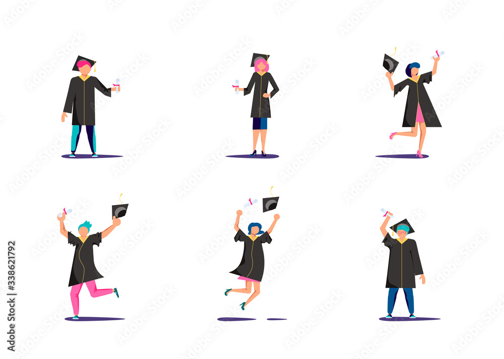 Set of  graduated students