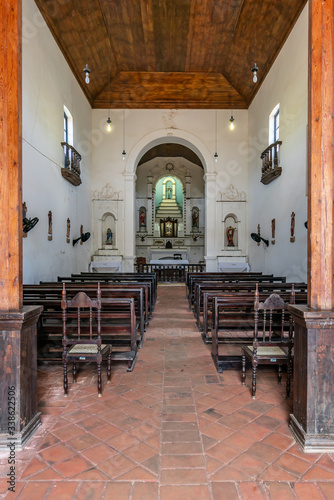 Fernando de Noronha, Pernambuco, Brazil, July 2019 - Nossa Senhora dos Remedios Church at Fernando de Noronha Marine National Park