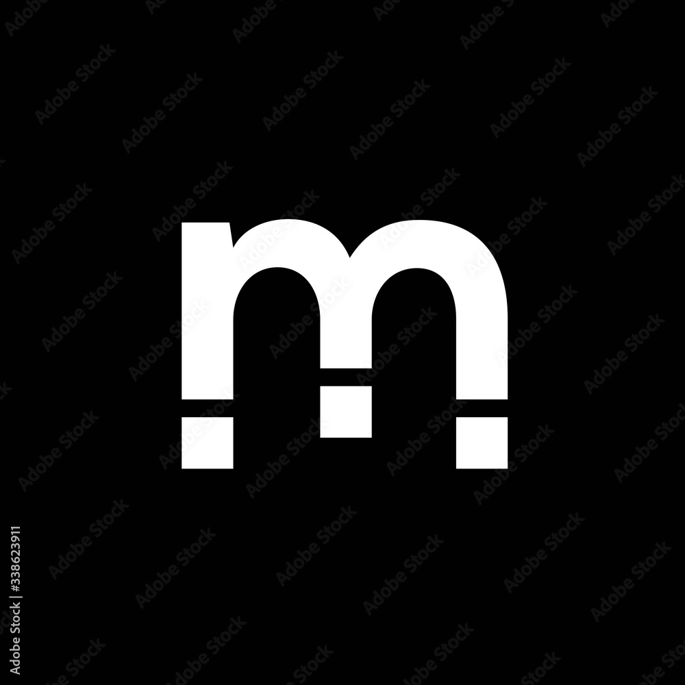 Fototapeta premium Letter M logo icon design template elements
