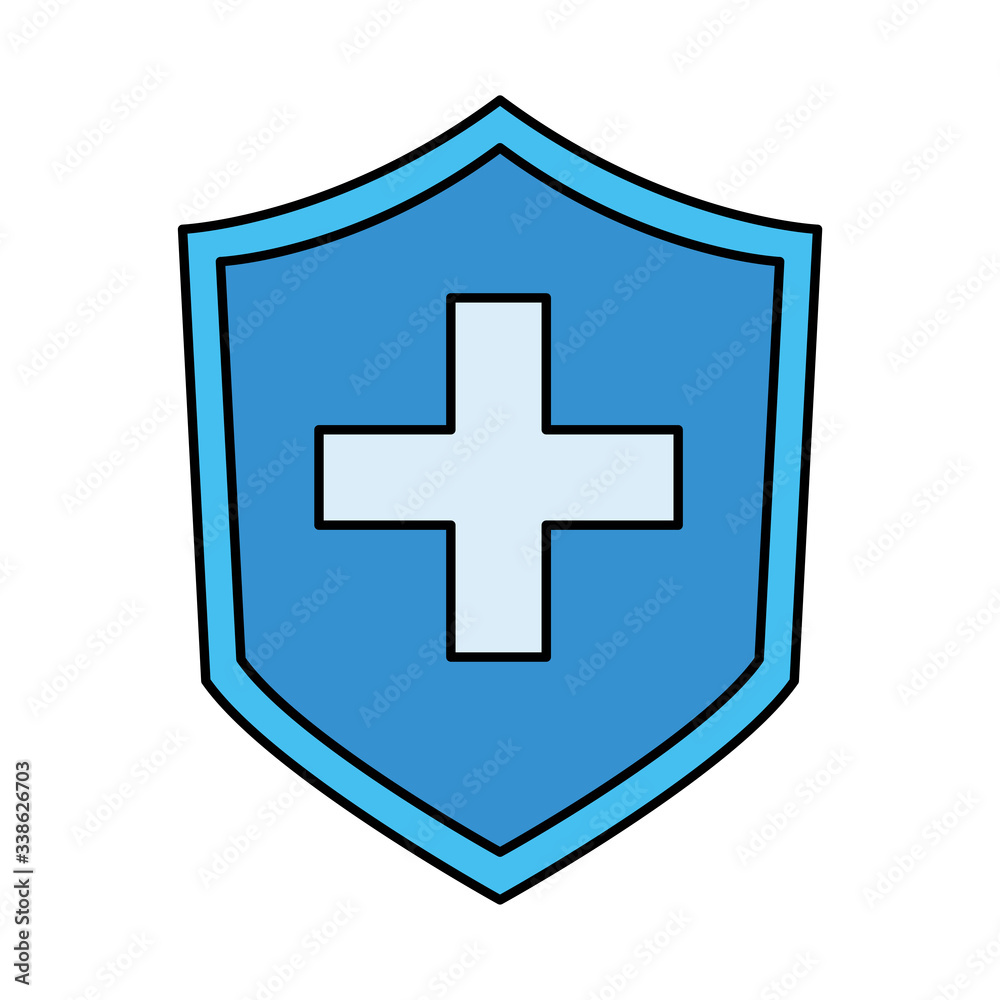 shield guard security isolated icon shield guard security isolated icon
