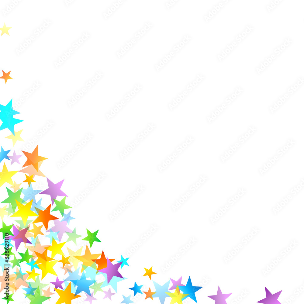 Rainbow Festive Confetti. Carnival Star Falling. Rainbow Festive Confetti. Carnival Star Falling.