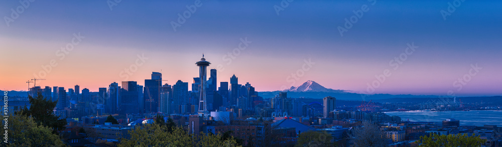 Fototapeta premium Seattle First Dawn 