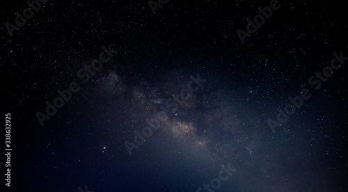 Milky way galaxy with stars and space dust in the universe DEEP SKY.