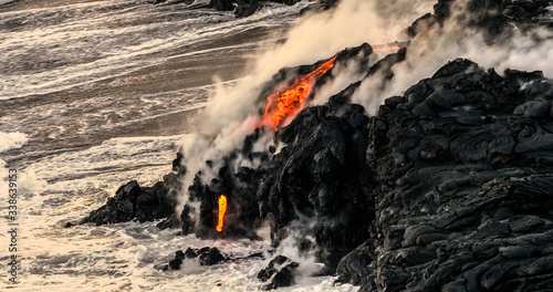 Lava on Big Island of Hawaii.