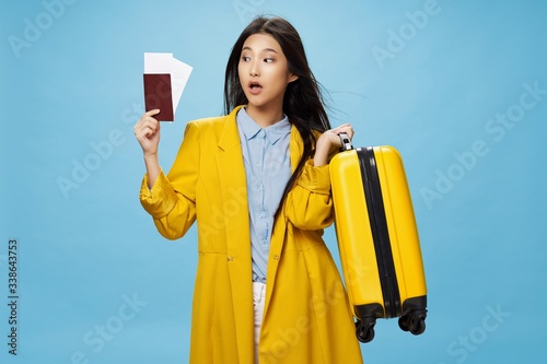young woman with shopping bags
