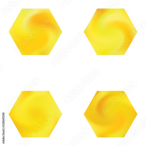 Collection of hexagonal mesh backgrounds.