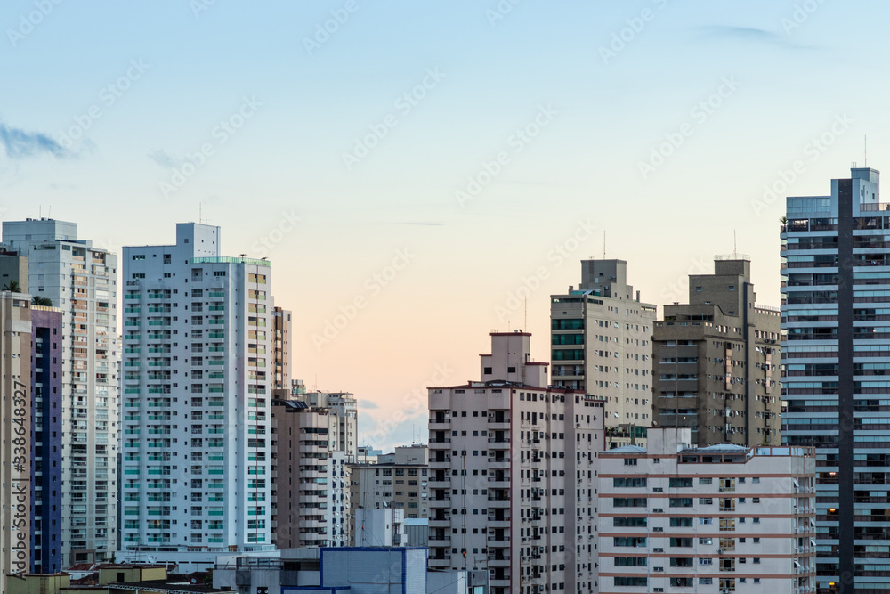 skyscrapers in the city