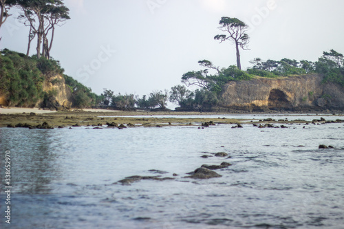 A shot of Neil island beach at sunset