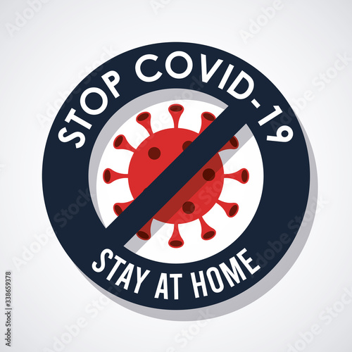 stay at home to stop the covid19 signal